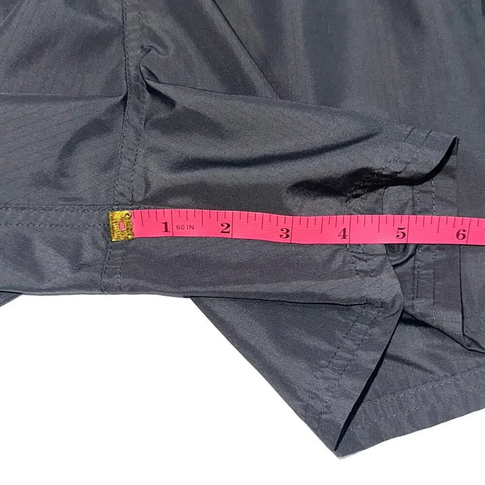 Nike Men’s Dark Grey Packable Cargo Pocket Volley Swim Shorts Size Large